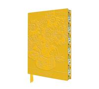 Vincent van Gogh: Sunflowers 2026 Artisan Art Vegan Leather Diary Planner - Page to View with Notes: Original Flame Tree Publishing DIN A5-Format ... ... künstlerisch gestalteten Buchschnitt