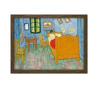 Vincent Van Gogh The Bedroom Large Framed Art Print Poster Wall Decor 18x24
