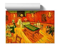 Vincent Van Gogh The Night Cafe Art Print | Unframed Poster, A2 | Ready to Frame, 260gsm Satin Photo Paper, Fade-Resistant Inks, Wall Art for Living Rooms, Bedrooms and Offices