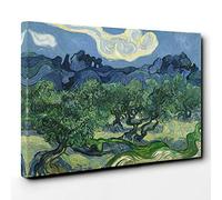 Vincent Van Gogh The Olive Trees Canvas Print | Gallery Wrapped 30mm Frame Wall Art | 30x20 inches | Ready to Hang | Modern Landscape Picture | Living Room Bedroom Lounge Office