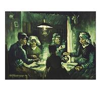 Vincent Van Gogh The Potato Eaters Large Wall Art Print Canvas Premium Poster Mural