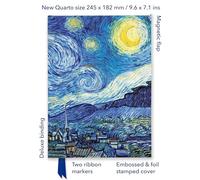 Vincent van Gogh: The Starry Night (Foiled Quarto Journal) (Flame Tree Quarto Notebook)