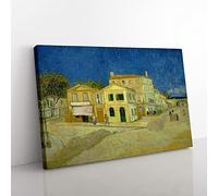 Vincent Van Gogh The Yellow House Canvas Wall Art Print 30x20 Inch
