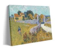 Vincent Van Gogh Works《Farmhouse in Provence》Printing Posters Modern Home Canvas Wall Decor Printed Art Picture for Bedroom Living Space 16x24inch(40x60cm)