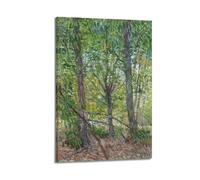Vincent Van Gogh Works (rees And Undergrowth) Modern Fine Art Reprint Hanging Paintings Printed Canvas Art Poster 16x24inch(40x60cm)