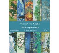 Vincent van Gogh's famous paintings: Scrapbook Paper | 20 Single Sided Sheets | 8.5 x 11 | Craft Paper Pad | Great For Paper Arts, Scrapbooking, ... Old Ornate Printed Designs, Stationery Making