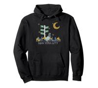 Vincent Van Gogh's Starry Night | NYC Skyline | Ny Pigeon Pullover Hoodie