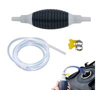 vincente Siphon Pump,Manual Hand Pump Transfer Pump - Portable Manual Car Fuels Transfer Pump for Gases Gasolines Petrol Diesel Oil Liquid Water Fish Tank, with Hose