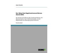 Vincentz - Der Ablauf des Regelinsolvenzverfahrens Stand 2005 Der An - X555z