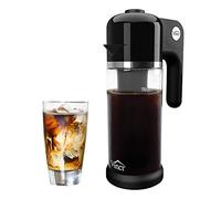 VINCI Express Cold Brew, Electric Cold Brew Coffee Maker in 5 minutes, 4 Brew Strength Settings & Cleaning Cycle, Easy to Use & Clean, Glass Carafe, Cold Brewer for Iced Coffee, 1.1 L Pitcher (37 oz)