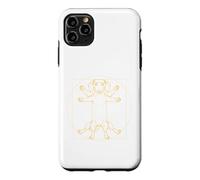 Vinci Vitruvian Dachshund Funny Vintage Wiener Dog Case for iPhone 11 Pro Max