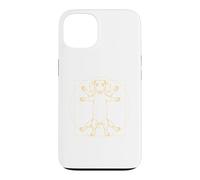 Vinci Vitruvian Dachshund Funny Vintage Wiener Dog Case for iPhone 13
