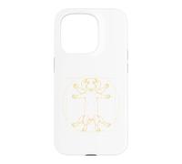 Vinci Vitruvian Dachshund Funny Vintage Wiener Dog Case for iPhone 15 Pro