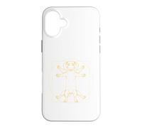 Vinci Vitruvian Dachshund Funny Vintage Wiener Dog Case for iPhone 16 Plus