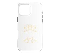 Vinci Vitruvian Dachshund Funny Vintage Wiener Dog Case for iPhone 16 Pro Max