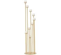 VINCIGANT 9 Arms Candelabra Centerpieces, 46'' Tall Gold Metal Floor Candle Holders for Wedding, Fireplace, Party, Christmas Decor (No Candles and Lampshade)
