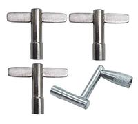 Vincilee 4pack Drum Keys Universal Tuning Keys 1pcs Z type And 3pcs T type with Continuous Motion Speed Key