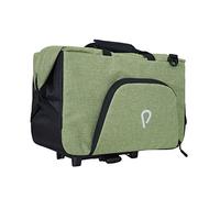 Vincita Big Nash Bike Trunk Bag, Universal Quick-Release Fit All Rear Racks with Expandable Panniers and Waterproof Rain Cover, Bicycle Commuter Bag Suitable for Bicycles. (Green, Nash) (B181B-2+0)