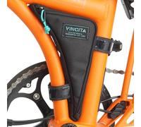 Vincita Boomerang Frame Bag for Brompton G Line - Compact Triangle Storage Pouch with Anti-Slip Straps, Hidden Magnet, AirTag Pocket
