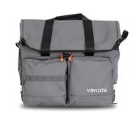 Vincita Brompton Foldable Bike Bag Large Bike Bag Grey with Removable Shoulder Strap, Rain Cover, Laptop Compartment, Expandable Top Design, Waterproof