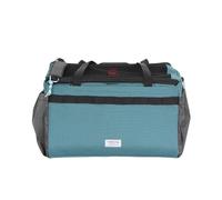 Vincita Caddy Pet Basket for Brompton Bike - Comfortable and Secure Carrier with Aluminum Frame, mesh Cover, Adjustable Strap, and Side Pockets. Compatible with Brompton Front Carrier Block. (Blue)
