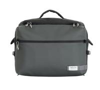 Vincita E.B.C. Front Bag for Brompton Folding Bike - Water-Resistant Commuter Handlebar Bag with 16" Laptop Compartment, 180° Opening, Bright Lining, Rain Cover - 17L (Grey)