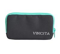 Vincita Essentials Case - Cycling Wallet Made from Tough 600D Polyester Water-Repellant Storage Pouch - Cards and Phone (Black/Green)