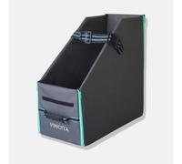 Vincita Keeper Box for Brompton Folding Bicycle - Folding Bike Storage Solution - Suitable for Brompton Bike - Keep The Bike Vertical in The Car Trunk to Save Space (Grey with Green Zipper)