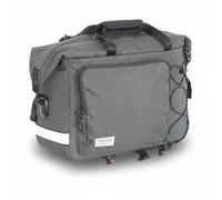 Vincita Nash Pro Bag - Premium Rack Bag for Brompton P Line & Advance Roller Rack, KlickFix UniKlip 2 Mount, Heel-Strike Free Design, Stylish & Functional for Commuting and Travel (Ripstop Black)