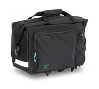 Vincita Nash Pro Rack Bag for Brompton P Line & Advance Roller Rack - KlickFix UniKlip 2 Trunk Bag - 16" laptop case, heel-free design (Black)