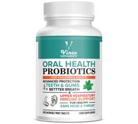 Vinco Advanced Oral Probiotics for Healthy Teeth, Gums, & Fresh Breath - Adults & Kids Immune Support for Ear, Sinus & Throat with BLIS K12