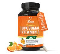 Vinco Liposomal Vitamin C Capsules 1000mg - Advanced Absorption Technology for Daily Wellness Support - Supports Immune Function, Energy Levels & Skin Health - 120 Vegan Capsules
