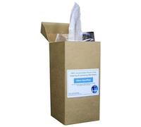 Vinco ZeroWipe Plastic Free Dispensing Box 100 Wipes, White