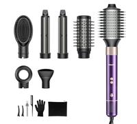 Vincofy - 7-in-1 hair dryer and hair dryer with 110,000 rpm high-speed motor, hair dryer brush for fast drying, curling, smoothing and volume, no damage from heat, for all types