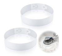 Vincreem 2 Pcs 96” Splash Guard for Floor Scrubbers Adjustable Splash Guard with Slots for Applicable Different Sizes Scrubbers, Stripping Floors Protect Walls