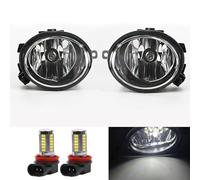 VINCTV car Fog Light assembly Compatible With For E46 M3 2002 2003 2004 2005 2006 Fog Lamp Assembly With Bulb Front Bumper Light Anti Fog Light 63177894017 63177894018(Pair With L10)