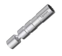 VINCTV Extended Spark Plug Wrench for Spark Plug Sleeve Wrench Socket Magnetic Angle Thin for Wall Sparks Plugs Removal Tools Compatible with BMW(16mm)