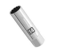 VINCTV Extended Spark Plug Wrench No Magnetic Sparks Plugs Spanner Removal Car for Spark Plug Socket Wrench Install Replace Repair Kit(14mm)