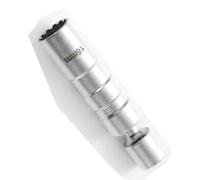 VINCTV Extended Spark Plug Wrench Wrench 12 Angle Thin for Wall 3/8inch Drive Magnetic for Spark Plug Socket Car Sparks Plugs Spanner Repairing Tool(16mm)