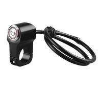 VINCTV Motorcycle headlight switch 22mm 7/8" Motorcycle Switch Handlebar Headlight Power Switch Button Spotlight ON OFF Switch For Sport Dirt Electric Bike Handlebar Switch(1pc Red)