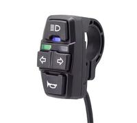 VINCTV Motorcycle headlight switch Electric Bike Scooters Light Switch For Motorcycle Button Turn Signal Light Start Push Button Switch Ignition Motorcycle Handlebar Switch(36V)