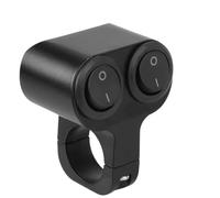 VINCTV Motorcycle headlight switch Motorcycle Handlebar 12V Headlight Switch Dual Button Control 7/8in 22mm Flasher Speaker Switch Handlebar Ignition Switch Starter Switch