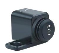 VINCTV Motorcycle headlight switch Motorcycle Handlebar Headlight Switch Switch Fog Spotlight Mirror Mount Switches Flashing Multi-Function Switch Stop Terminate Switch Button(Right)