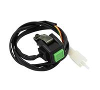 VINCTV Motorcycle headlight switch Motorcycle Square Button Switch ON/OFF Engine Starter Switch 22mm Handlebar Ignition Switch Handlebar Mounted Switch Button Start Switch(Green)