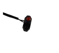 VINCTV Motorcycle headlight switch Universal 7/8" Motorcycle Switch Handlebar Mount Electric Power Start Kill Horn Fog Light With Wire Harness Button Handlebar Switch Button(Red 1)