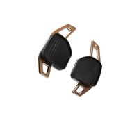 VINCTV Paddles Shifters Compatible With Seat For Cupra For Ateca 2008-2020 For Cupra For Tavascan 2024 Car Paddle Shifter Cover Car Steering Wheel Shift Paddle Extension(Bronze)