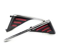 VINCTV Rear Bumper Light Reflector Compatible With Toyota For C-HR 2016 2017 2018 2019 2020 Car Accessories Fog Lamp Rear Bumper Light Brake Tail Light Reflector Lamp(Chrome)