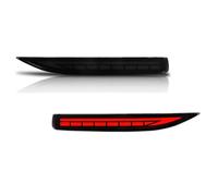 VINCTV Rear Bumper Light Reflector Compatible With Toyota For Corolla For Altis 2019 2020 2021 2022 Rear Bumper Tail Brake Reflector Fog Lamp Turn Signal Light Assembly(Smoke,color1)