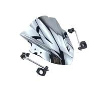 VINCTV Windscreen Air Deflectors Compatible With Ducati For Monster 1200 1200S 2014-2015 For Monster 696 2008-2014 Motorcycle Adjustable Windshield Accessories(Chrome)