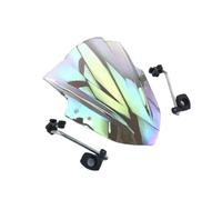 VINCTV Windscreen Air Deflectors Compatible With Ducati For Monster 1200 1200S 2014-2015 For Monster 696 2008-2014 Motorcycle Adjustable Windshield Accessories(Clear iruidium)
